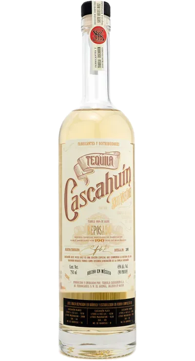 Cascahuín Reposado Siete Veces Diez のボトル