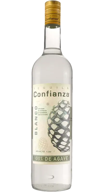 Tequila Confianza Blanco のボトル