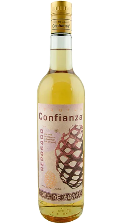 Tequila Confianza Reposado のボトル
