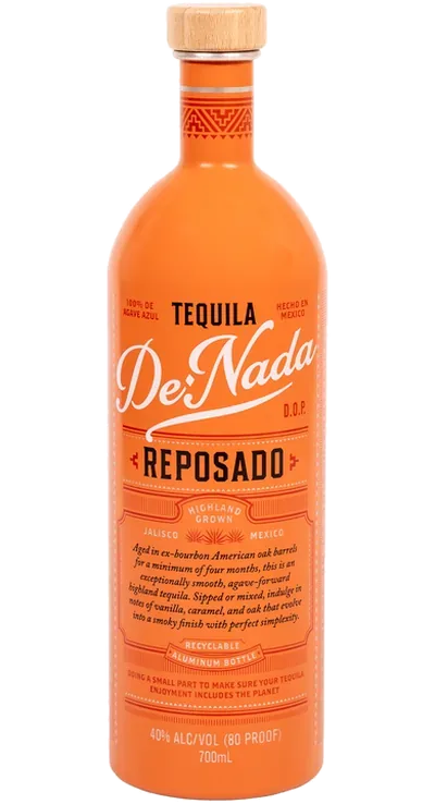 De Nada Tequila Reposado のボトル