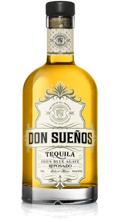 Don Sueños Tequila Reposado のボトル
