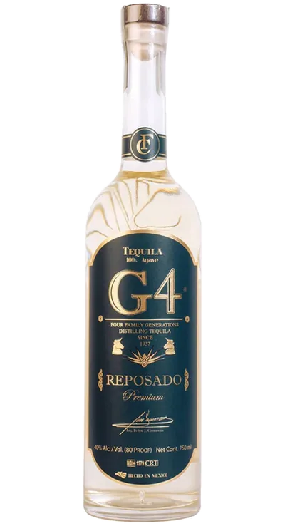 Tequila G4 Reposado のボトル