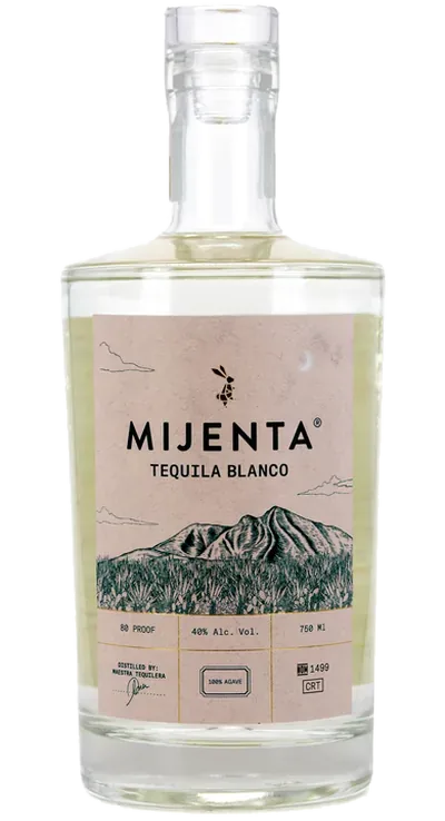 Mijenta Tequila Blanco のボトル