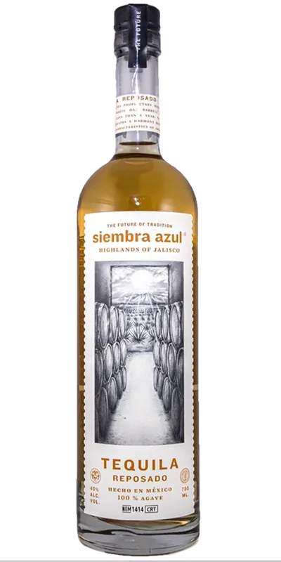 Siembra Azul Reposado のボトル