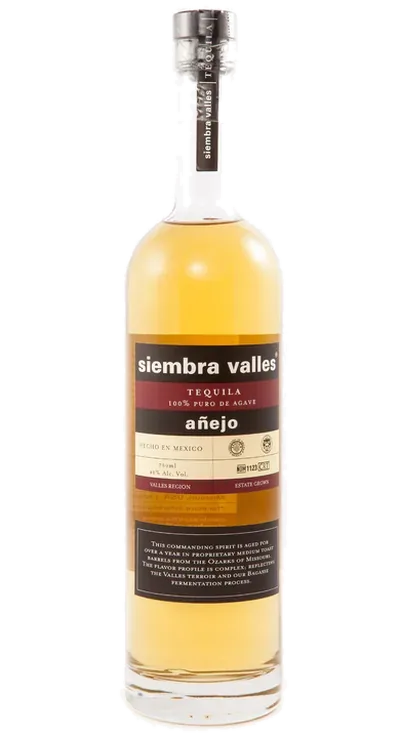 Siembra Valles Tequila Añejo のボトル