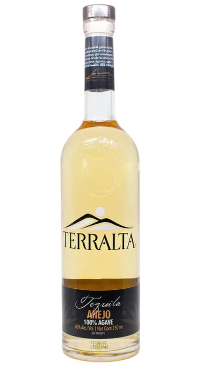 Terralta Tequila Añejo のボトル