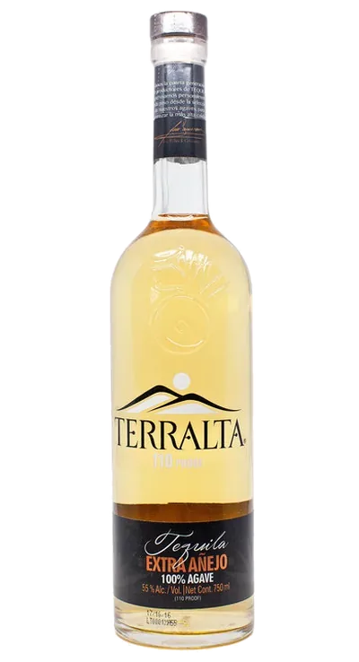 Terralta Tequila Extra Añejo 110 のボトル