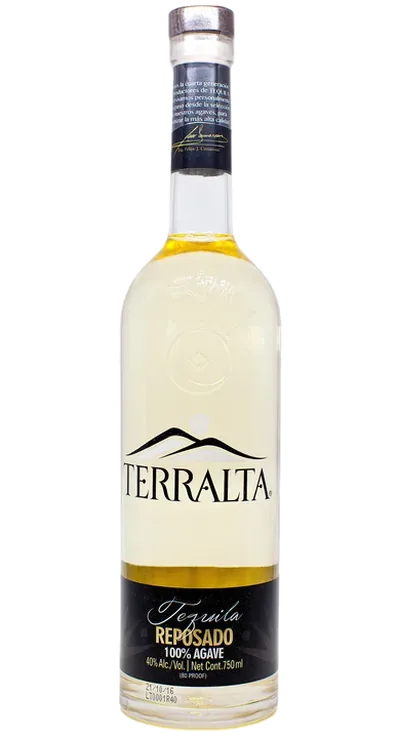 Terralta Tequila Reposado のボトル